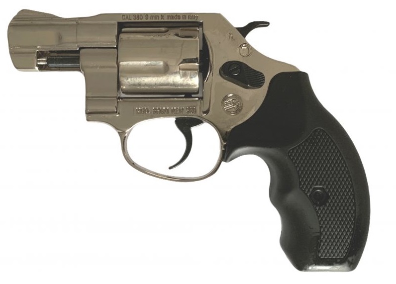 REVOLVER BRUNI MODELE NEW 380L 4″ NICKELE CAL.9MM BLANC/GAZ