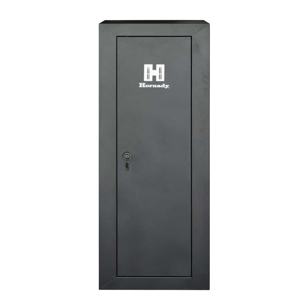 HORNADY GUN CABINET w/KEY LOCK 12-GUN (53.0″Hx20.0″Wx15.0″D) 95104+