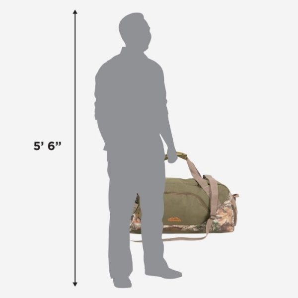SAC BITON VERT/CAMO BASIN DUFFEL BAG MEDIUM 19214