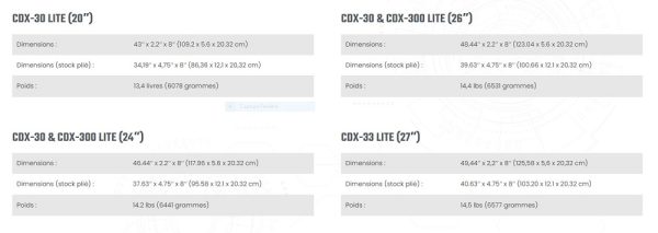 CARABINE CADEX CDX-300 Lite 300 Win Mag, 26" (Anc. Freedom)+