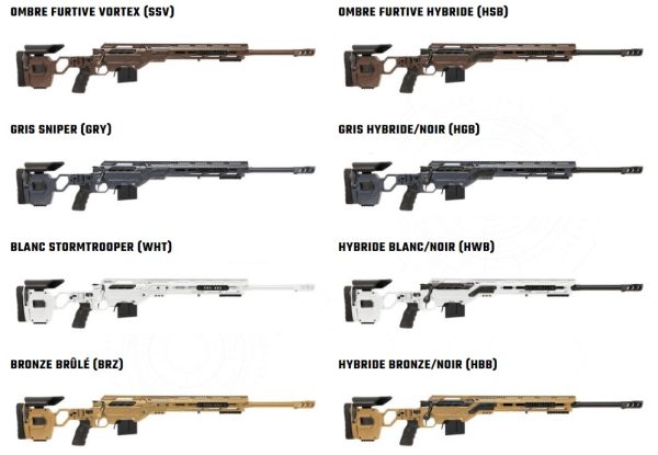 CARABINE CADEX CDX-MC Kraken Multi Calibres 6.5 Creedmoor, 24"  +