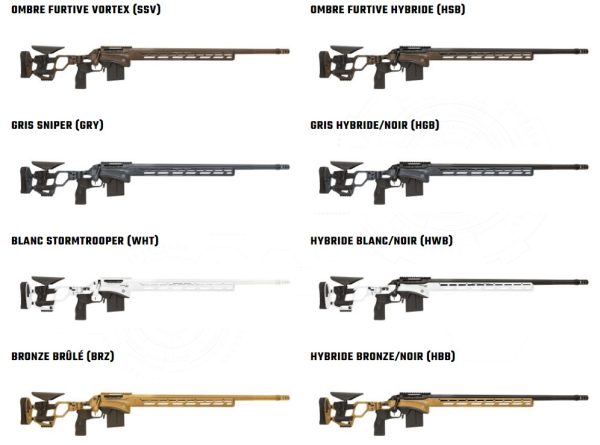 CARABINE CADEX CDX-SS 7 STARS PRO CAL 6.5 CREEDMOOR 26" BLEUE+