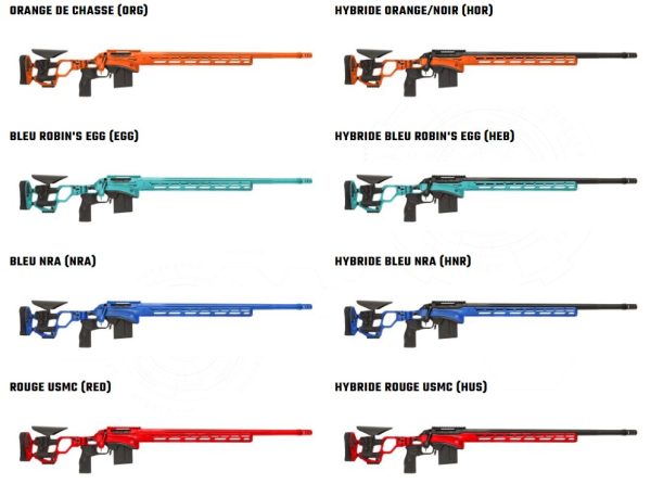 CARABINE CADEX CDX-SS 7 STARS PRO CAL 6.5 CREEDMOOR 26" BLEUE+