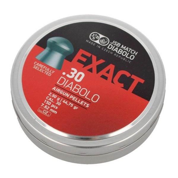 BOITE DE 150 PLOMBS JSB DIABOLO EXACT CAL.30 546030-150