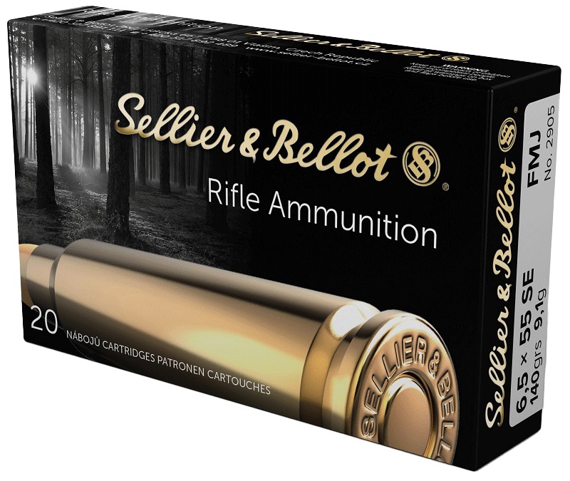 CARTOUCHES SB 6.5X55SE FMJ 140GR 9,1gr 330592+