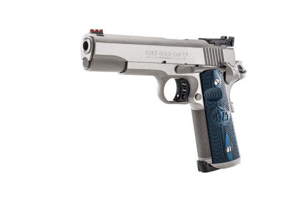 PISTOLET COLT GOLD CUP TROPHY 5" INOX BROSSE 45ACP O5070XE*
