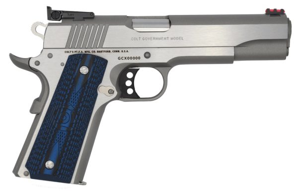 PISTOLET COLT GOLD CUP LITE 5" INOX BROSSE 45ACP O5070GCL*