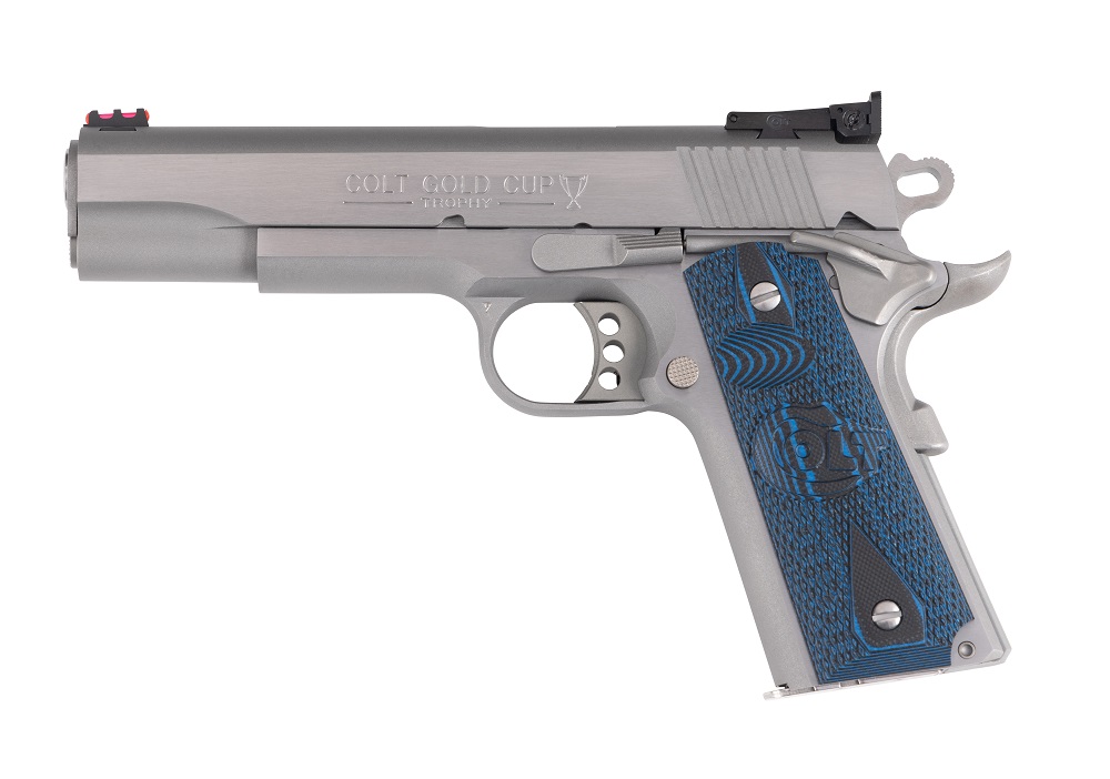 PISTOLET COLT GOLD CUP 38 SUPER 5″ STAINLESS O5073GCL*