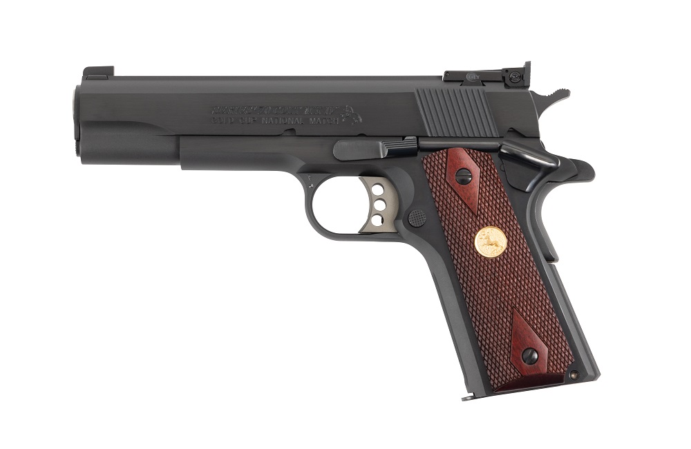 PISTOLET COLT GOLD CUP NM 38 SUPER 5″ BLUED O5873A1*