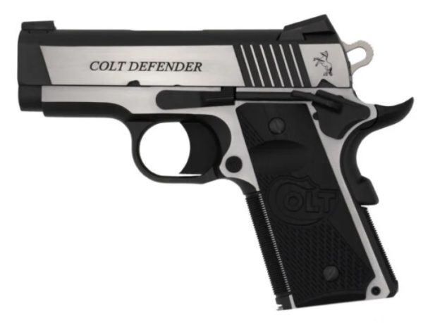 PISTOLET COLT COMBAT ELITE DEFENDER 45 ACP 3" TWO TONE O7080CE*