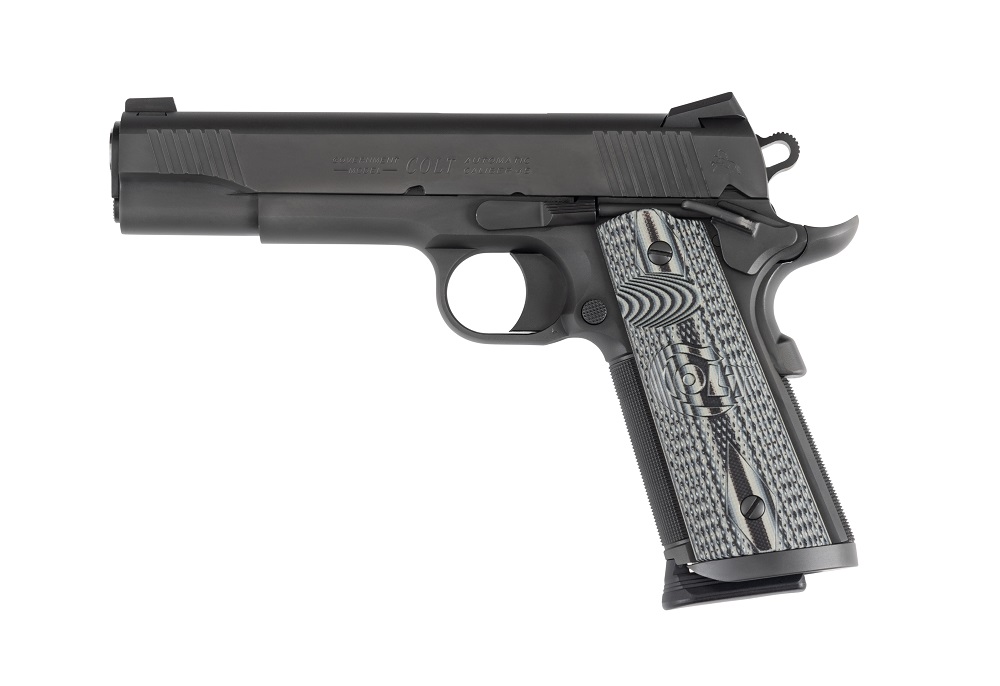 PISTOLET COLT CCU GOVT 45 ACP 5″ MATE/BLACK DLC O1080CCU*