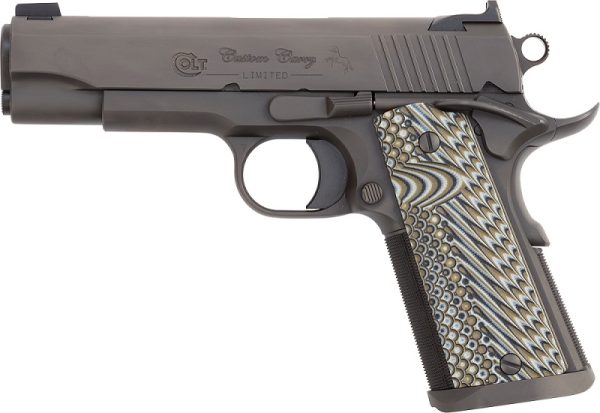 PISTOLET COLT CUSTOM CARRY 9MM 4,25" STAINLESS/SMOKE DLC O4042CS*