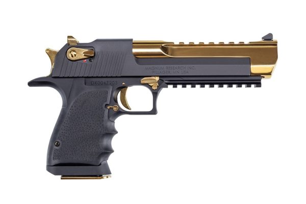 PISTOLET DESERT EAGLE ALU BLACK&GOLD CAL.50AE 6'' DE50BATG*