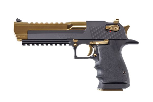 PISTOLET DESERT EAGLE ALU BLACK&GOLD CAL.44 MAG 6'' DE44BATG*