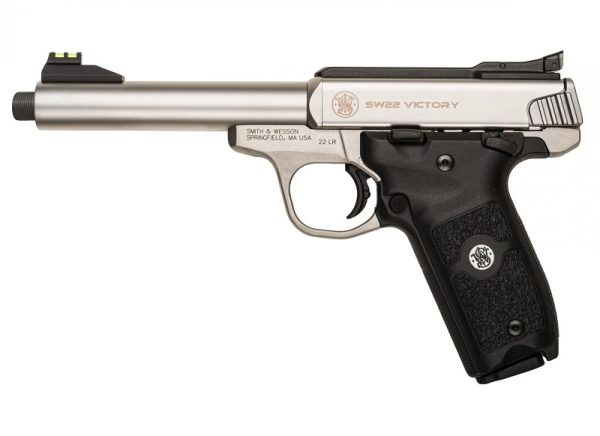 PISTOLET S&W 22 VICTORY CANON FILETE CAL.22LR 5,5" 10+1 COUPS 10201*
