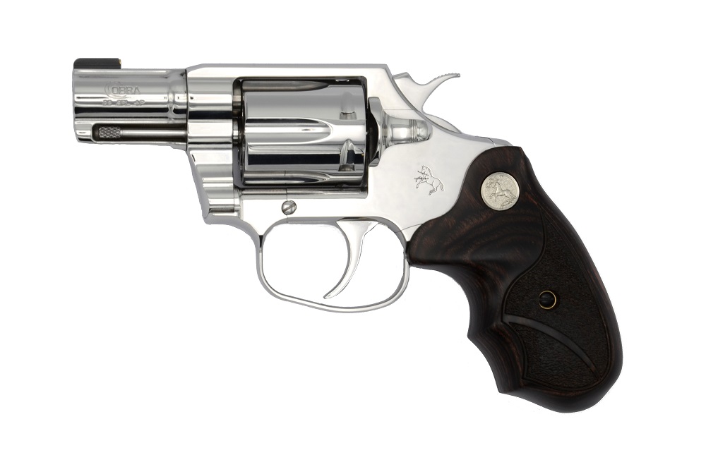 REVOLVER COLT BRIGHT COBRA STAINLESS 38 SPL +P 2″ COBRA-SS2BB*
