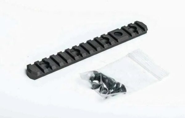 RAIL MDT Picatinny Rail with QD Sling Cup 5"" 102215-BLK+ 102215-BLK+