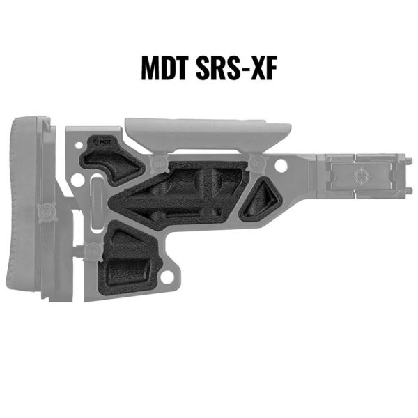 AMORTISSEURS DE CROSSE MDT SRS-XF Buttstock Black + 106920-BLK+