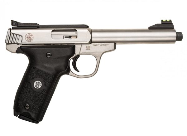 PISTOLET S&W 22 VICTORY CANON FILETE CAL.22LR 5,5" 10+1 COUPS 10201*