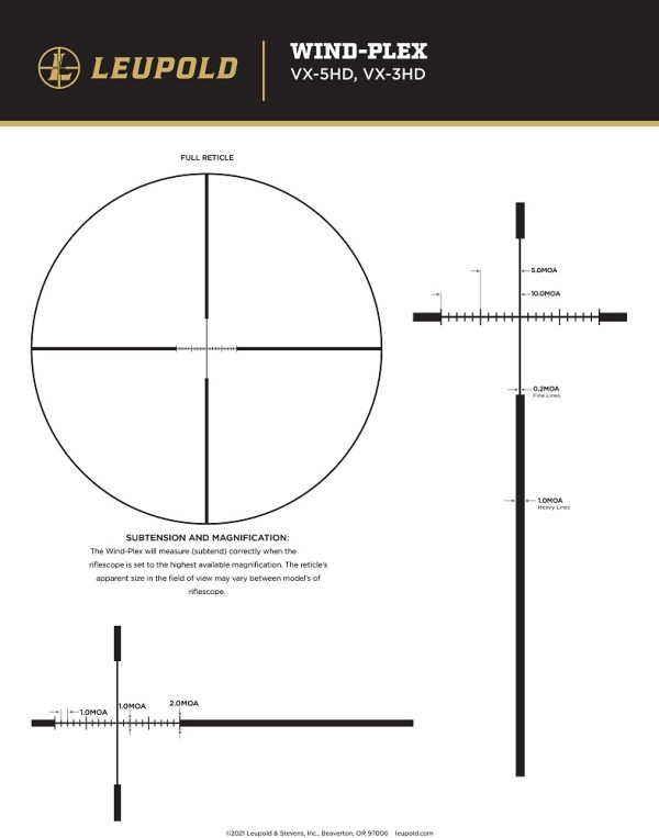 Lunette LEUPOLD VX-5HD GEN2  3-15x44 (30mm) CDS-SZL2 SFW-Plex 183851