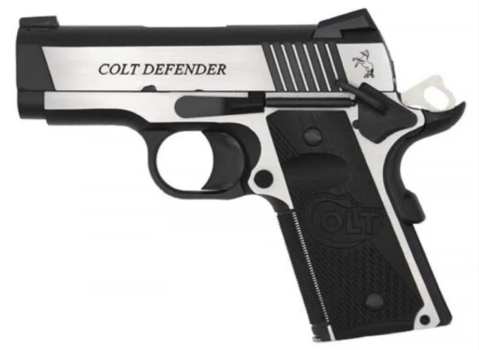 PISTOLET COLT COMBAT ELITE DEFENDER 9MM 3″ TWO TONE O7082CE*