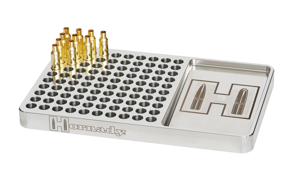 HORNADY ALUMINUM RELOADING BLOCK NON-ANODIZED 480044