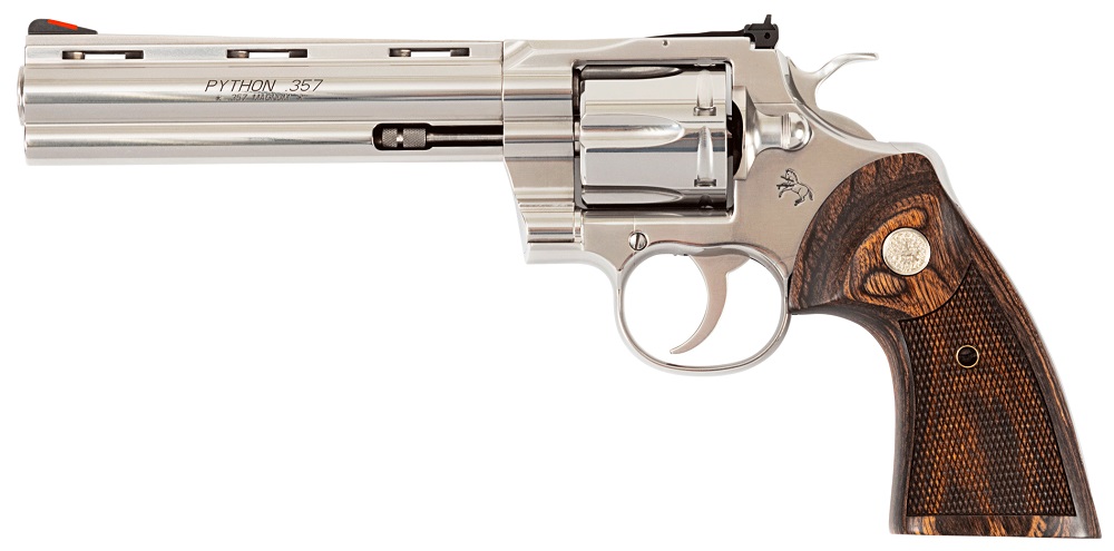 REVOLVER COLT STAINLESS PYTHON 6″ 357MAG PYTHON-SP6WTS*