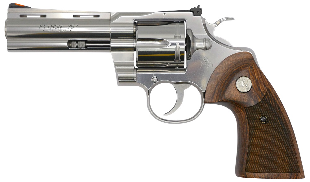 REVOLVER COLT STAINLESS PYTHON 4.25″ 357MAG PYTHON-SP4WTS*