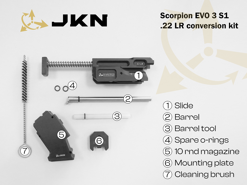 CONVERSION JKN POUR CZ SCORPION EVO3 S1 22LR*
