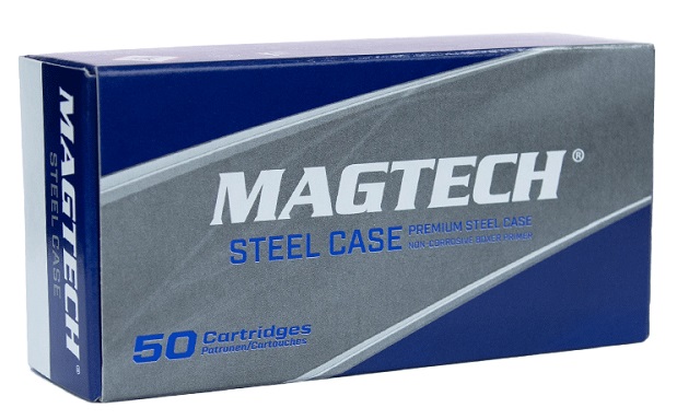 CARTOUCHES MAGTECH 9×19 FMJ ACIER 124GR 9BS*+