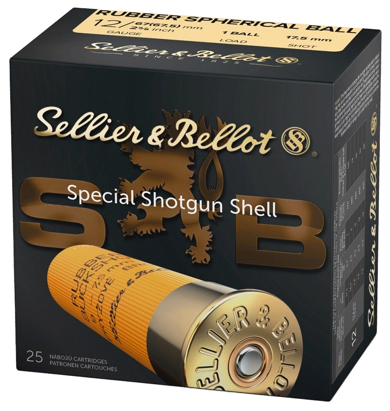 CARTOUCHES SB RUBBER BALL 1 BALLE CAL.12