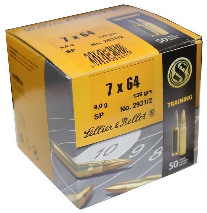 CARTOUCHES SB 7X64 SP VRAC X50