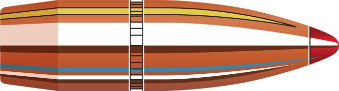 BOITE DE 100 OGIVES HORNADY 30 CAL.308 160 GR FTX 30396