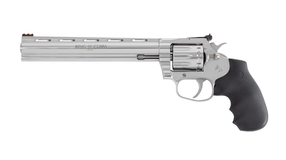 REVOLVER COLT KING COBRA TARGET .22LR 8″ STAINLESS KCOBRA22-SP8RFO*