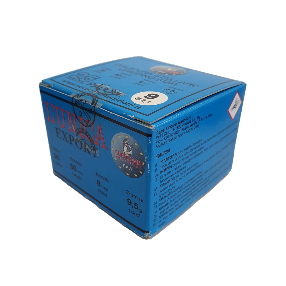 CARTOUCHES L&rsquo;UNICA 36/50PC 12MM PL 9+