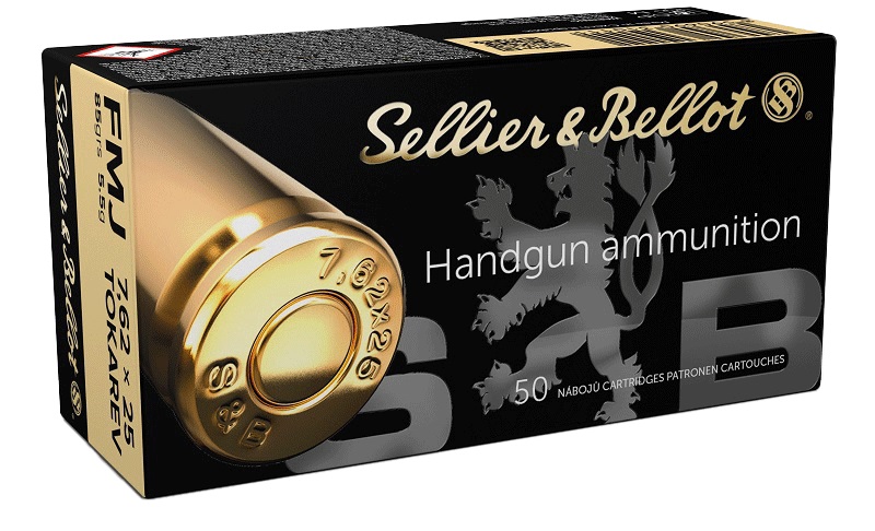 CARTOUCHES SB 7,62X25 TOK-FMJ 5.5*