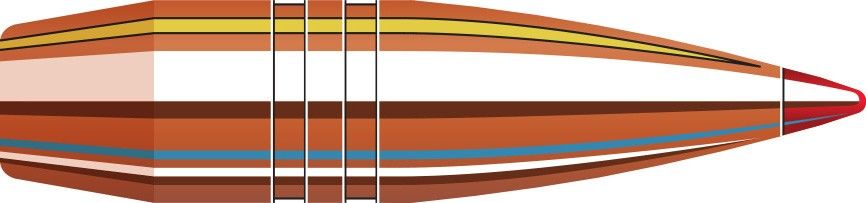 BOITE DE 50 OGIVES HORNADY 338 CAL.338 185 GR GMX 33270