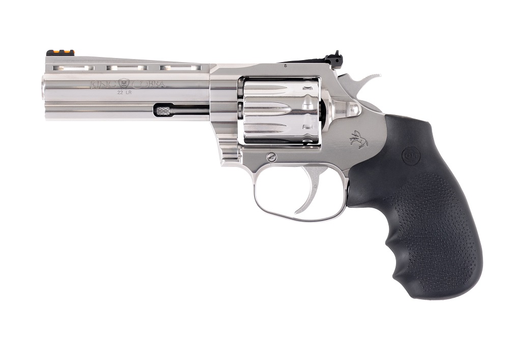 REVOLVER COLT KING COBRA TARGET 22LR 4,25&Prime; STAINLESS KCOBRA22-SP4RFO*