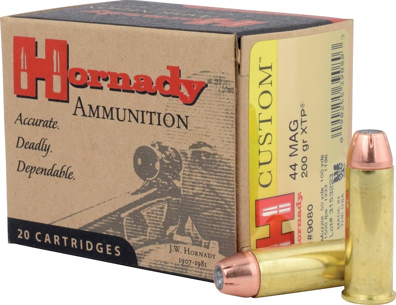 BOITE DE 20 CARTOUCHES HORNADY 44MAG 200GR XTP 9080