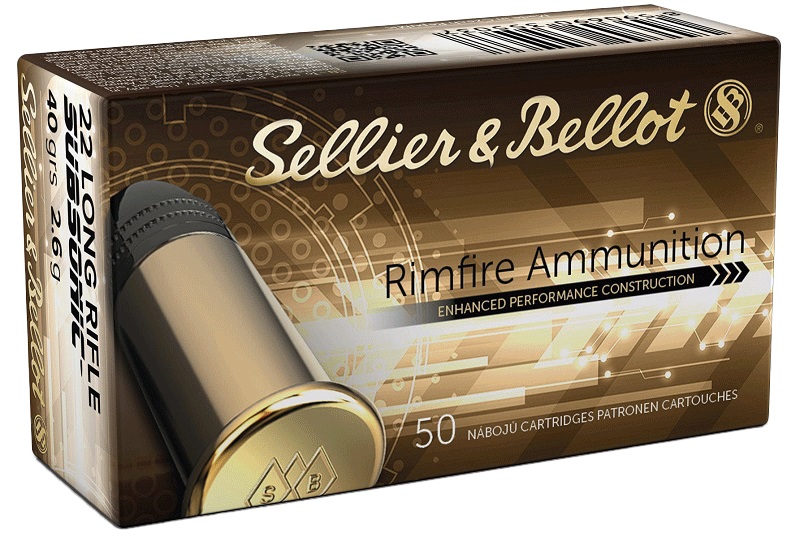 CARTOUCHES SB 22LR SUBSONIC LRN 2.56g x5000 V355242/V355272