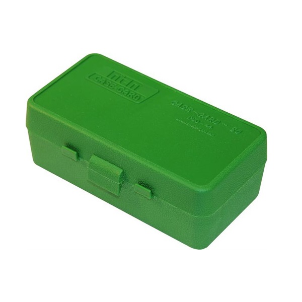 BOITE DE RANGEMENT VIDE MTM POUR 50 MUNITIONS CAL.222/223 RS-50-10+