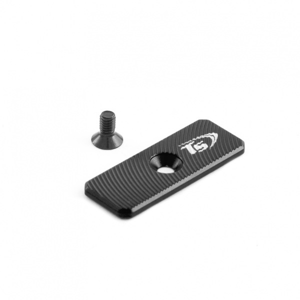 OVERSIZED RELEASE BUTTON TONI SYSTEM CENTRAL HOLE 42x16mm PMM3-BK+