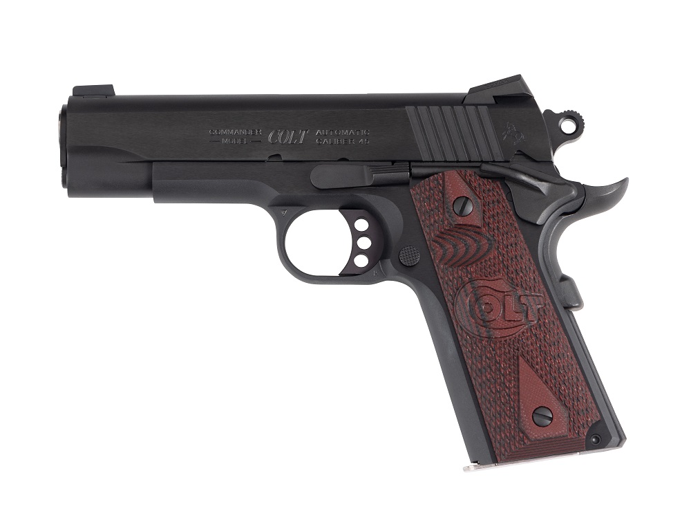 PISTOLET COLT COMBAT COMMANDER 45 ACP 4,25&Prime; BLUED O4940XE*