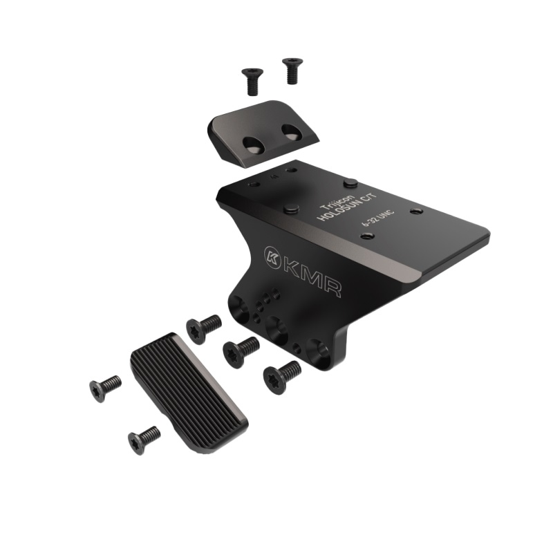 S-02 FRAME MOUNT SET TRIJICON/HOLOSUN BLACK 0151-00206-0000+
