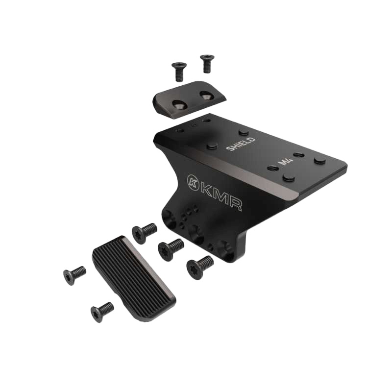 S-02 FRAME MOUNT SET SHIELD BLACK 0151-00203-0000+