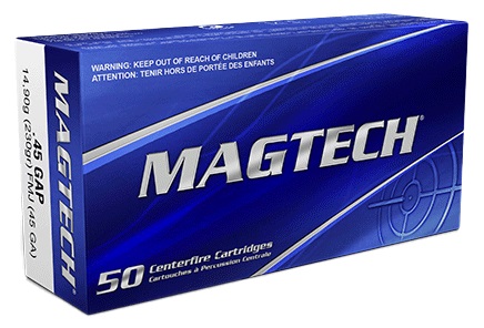 CARTOUCHES MAGTECH 45GAP 230GR FMJ 45GAP*+