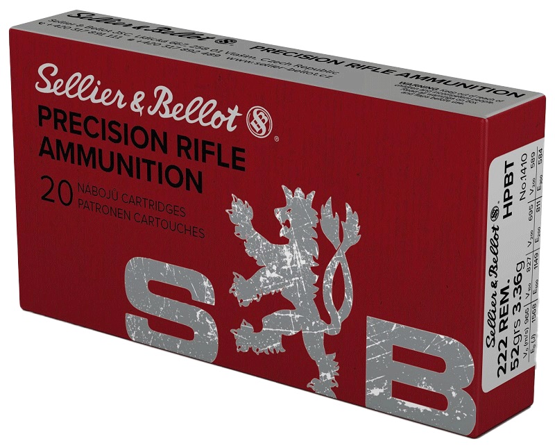 CARTOUCHES SB 222REM HPBT 52GR V332832
