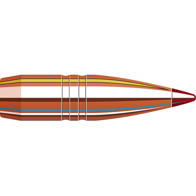 BOITE DE 50 OGIVES HORNADY 338 CAL.338 185GR CX 332704