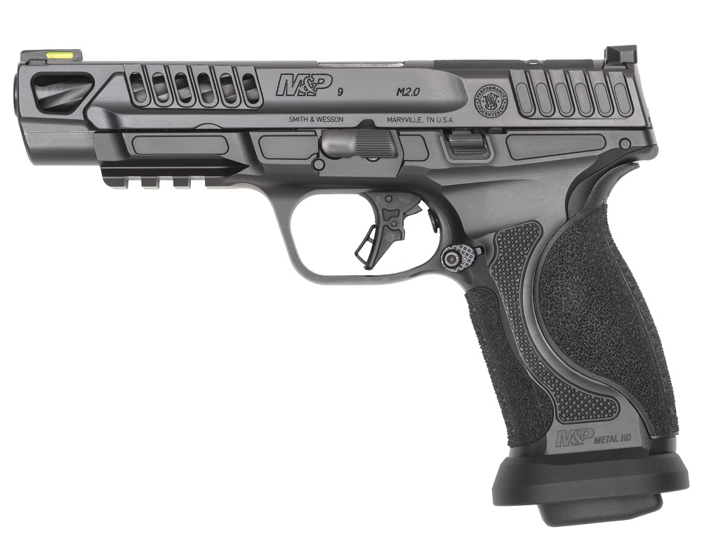 PISTOLET S&W M&P9 M2.0 COMPETITOR HD OR NTS 9X19 5IN 17 COUPS 14068*