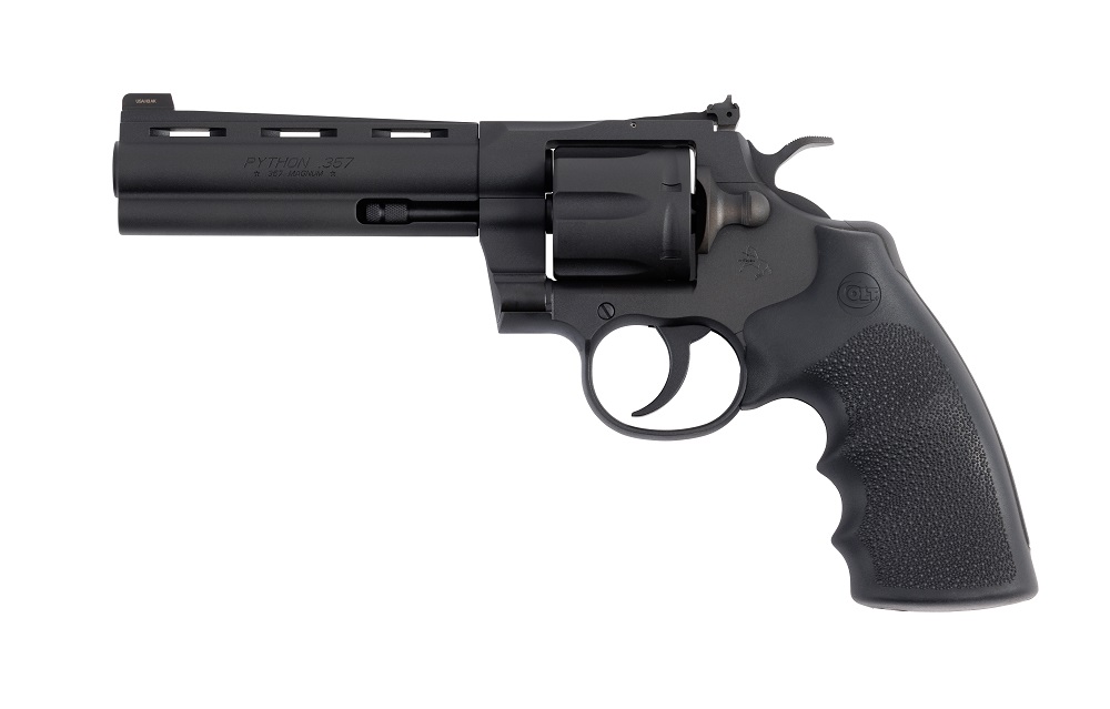 REVOLVER COLT PYTHON 357 MAG 5&Prime; MATTE BLUED PYTHON-BM5RNS*